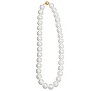 Pendentif en perles, pour femme, collier de perles blanches, 12 mm, fermoir adsorptif, bijoux raffinés pour rendez-vous et mariages