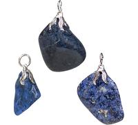 Pendentif en pierre précieuse Dumortierite --±1.5-3cm