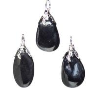 Pendentif en pierre précieuse hématite --±1.5-3cm