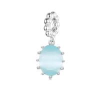 Pendentif en sucre cristal, accessoire de bracelet à breloques en argent sterling 925, compatible avec le collier de bracelet pandora