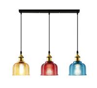 Pendentif en Verre de Couleur Industrielle Vintage, grappe de de l'île de pour Le café pour Le Restaurant pour Le Restaurant pour Le Restaurant de café