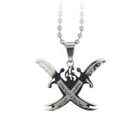 Pendentif épée musulmane islamique Allah Imam Ali homme et femme, Acier inoxydable