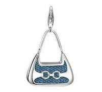 Pendentif Esprit Charms argent denim cabas XL ESZZ90680A000
