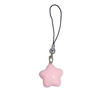 Pendentif étoile à cinq branches avec étoiles roses - 1 pièce
