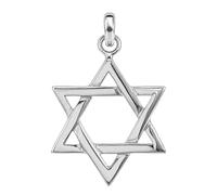 Pendentif Étoile de David Argent 925 - Bijou Mixte Spirituel Vendu Seul