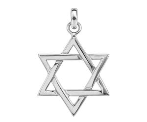 Pendentif Étoile de David Argent 925 - Bijou Mixte Spirituel Vendu Seul
