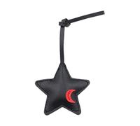 Pendentif étoile multifonction tendance pour sacs, clés et amélioration du véhicule, processus d'installation facile, breloque en cuir PU, accessoire de voyage, Rouge