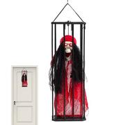 Pendentif Fantôme De Prisonnier pour Halloween, Pendentif Lumineux Effrayant, Accessoire De Farce Intérieur Et Extérieur, Idéal pour Une Fête Hantée dans Une Maison (C)