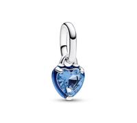 Pandora ME – Mini dangle Cœur Chakra – en argent sterling, pierre bleue et émail bleu