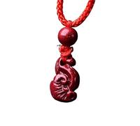 Pendentif Feng Shui, Collier Pendentif cinabre Violet Bouddha Guanyin Sac d'argent Gourde Harmonie LockWealth amulette spirituelle Pendentif Chakra réglable Cadeau Porte-Bonheur pour Hommes Femmes