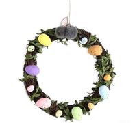 Pendentif festif de décoration de jardin de Pâques, convient pour les espaces intérieurs et extérieurs (gris)