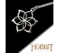 Pendentif Fleur Galadriel - Noble Collection - Le Hobbit - Argent 925ème - Femme Adulte