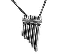 Pendentif Flûte Vintage Corde Collier Hommes Femmes Vintage Exquis Pendentif Collier Charme Élégant Bijoux Cadeau Bijoux cotillons