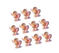 Pendentif fonctionnel plat en acrylique, design angélique, ornement robuste pour de multiples utilisations, porte-clés, lunettes, symbole de Saint-Valentin, décoration robuste, porte-monnaie