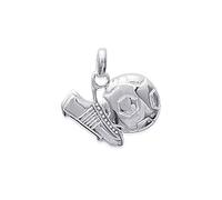 Pendentif Football en Argent 925 - Neuf