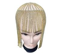 Pendentif frontal exagéré rétro bandeau longue chaîne personnalité Drop Fringe Accessoires pour cheveux