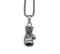 Pendentif gant de boxe pour homme, couleur argent Apollo Creed Ali accessoires de voiture, pendentifs miroir pour homme, idée cadeau Noël
