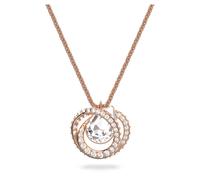 Pendentif Generation, Blanc, Placage de ton or rosé OS