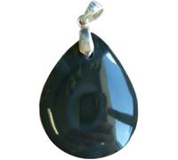 Pendentif goutte avec bélière en Obsidienne oeil céleste