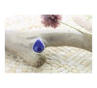 Pendentif goutte lapis lazuli & argent