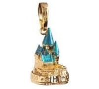 Pendentif Harry Potter - Poudlard Doré Charm Lumos Doré G