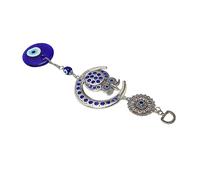 Pendentif Hibou Bleu Mauvais œil, pour la Protection et la Bénédiction de Votre Maison, Porte-Bonheur Turc pour la Décoration de la Chambre à Coucher et du Salon