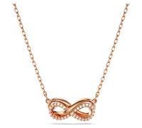 Swarovski Pendentif Hyperbola, Pavé Infini Blanc, Placage ton or rosé OS