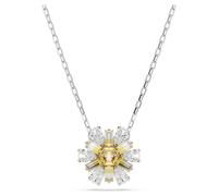 Pendentif Idyllia, Fleur, Jaune, Métal rhodié OS