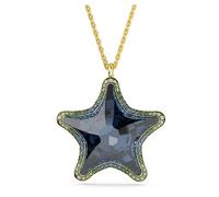 Pendentif Idyllia SCS, Étoile de mer, Bleu, Doré à l’or 18 carats (750/1000) OS