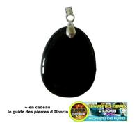 Pendentif - Ilhorin - Obsidienne Noire - 2 à 3 cm - Unique - Bouclier contre l'envoutement