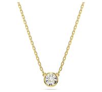 Swarovski Pendentif Imber, Taille ronde, Blanc, Placage de ton or