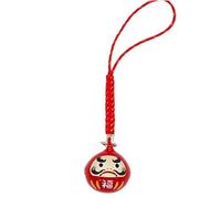 Pendentif Japonais Chanceux De Cloche Daruma Bells Chain De Chaîne De Richesse Health Fortune Mal Éviter Les Pendentifs De Symbole