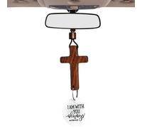 Pendentif Jésus décoratif pour voiture - À suspendre - Fait à la main - Accessoire d'intérieur pour la maison, la chambre à coucher, le salon et l'église