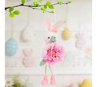 Pendentif lapin de Pâques, décoration de Pâques à suspendre, pendentif lapin de Pâques, décoration à suspendre, décoration de Pâques, décoration de printemps, maison, fenêtre, mur, cheminée (D)