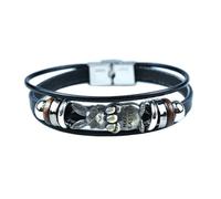 Pendentif lapin de Pâques pour les amateurs de vacances, bracelet en cuir véritable pour un usage quotidien ou festif, bijoux pour amateurs de mode, taille unique, Comme décrit