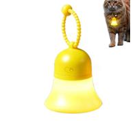 Pendentif LED rechargeable pour collier d'animal domestique avec clochette | Lampe torche de nuit pour promener un chien de petite et grande race, sac à dos, randonnée, camping, aventure, escalade