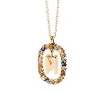 Pendentif Lettre - Élégant Collier Pendentif Pour Femmes De A -Z | Bijoux Délicats Avec Design Spécial Pour Lettres | Cadeau Élégant Pour L'anniversaire De La Fête De La Fête De La, riferimento alla