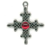 Pendentif - Lhorin Esotérisme - Tara - Étain - Cordon noir - Mixte