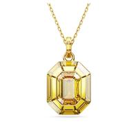 Pendentif Lucent, Forme octogonale, Jaune, Placage de ton or OS