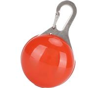 Pendentif lumineux à LED pour animaux de compagnie 3 modes d'éclairage Avertissement de sécurité nocturne Lumière Clipon -collier (rouge)