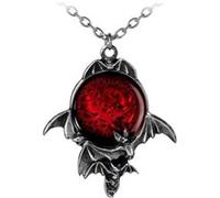 Pendentif Lune de Sang Alchimique Gothique G