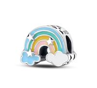 Pendentif magique arc-en-ciel étoile nuage I Love You Heart Weather Heaven Faith Argent sterling 925 Compatible avec les bracelets à breloques Pandora