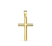 Pendentif - Médaille Croix Or 18 Carats 750 Jaune - Chaine Offerte - 18PC16812
