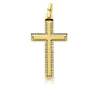 Pendentif - Médaille Croix Or 18 Carats 750 Jaune - Chaine Offerte - 18PC16953