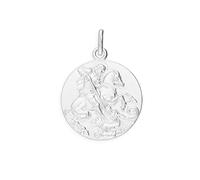 Pendentif Médaille de Saint-Georges en Argent 925/1000
