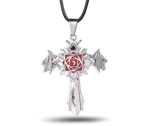 Pendentif Médaille d'halloween, Médaille Vampire Knight, Pendentif Rotatif