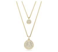 Pendentif multiple Sublima, Blanc, Doré à l’or 18 carats (750/1000) OS