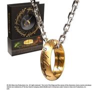 The Noble Collection Collier Seigneur des Anneaux L'Anneau Unique Acier inoxydable Chaîne 60 cm