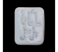 Pendentif note de musique - Moule en silicone - Moule à gâteau fondant - Outils - Cendrier - Moule pour résine