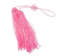Pendentif Nœud D'épée Chinois Rose en Soie pour Arts Martiaux